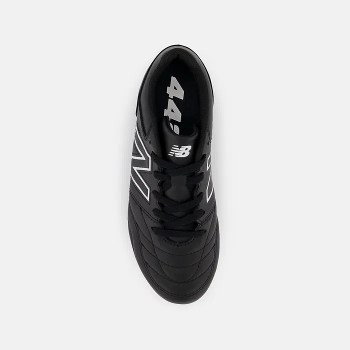 Kids 442 V2 ACADEMY JNR FG Black With White New Balance Cleats Kids 442 V2 ACADEMY JNR FG Black With White New Balance Cleats