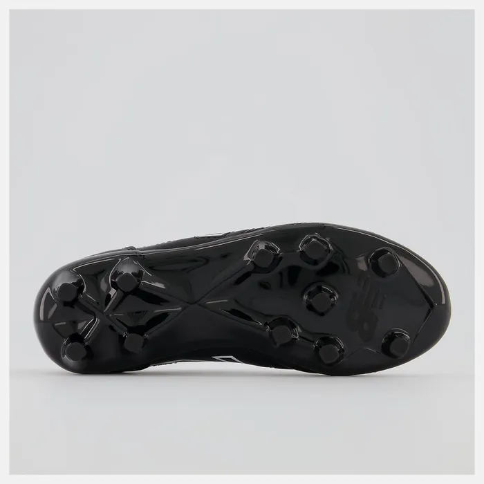 Kids 442 V2 ACADEMY JNR FG Black With White New Balance Cleats Kids 442 V2 ACADEMY JNR FG Black With White New Balance Cleats