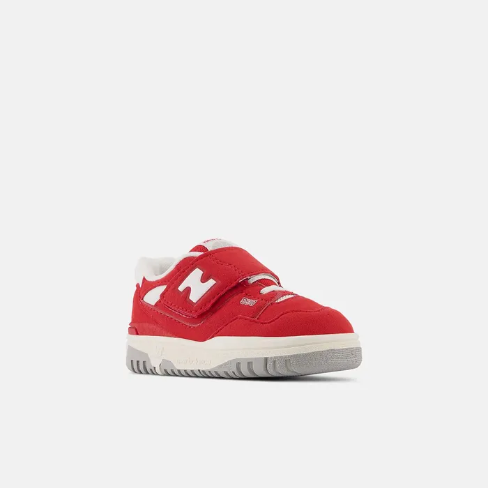 Kids 550 Bungee Lace With Top Strap Team Red With White New Balance Size 0 8211 10