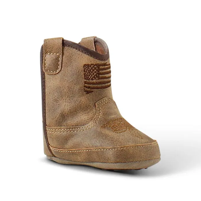 Kids Baby Boots Ariat Infant Lil039 Stompers Anthem Patriot Boot Brownandfeathertan Kids Baby Boots Ariat Infant Lil039 Stompers Anthem Patriot Boot Brownandfeathertan