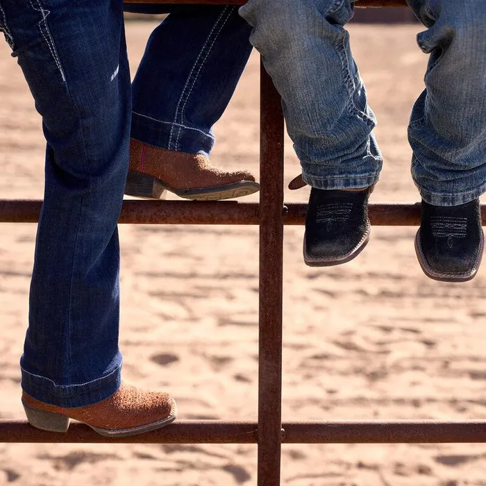 Kids Big Kids039 Footwear Ariat Derby Monroe Western Boot Terracotta Roughout Kids Big Kids039 Footwear Ariat Derby Monroe Western Boot Terracotta Roughout