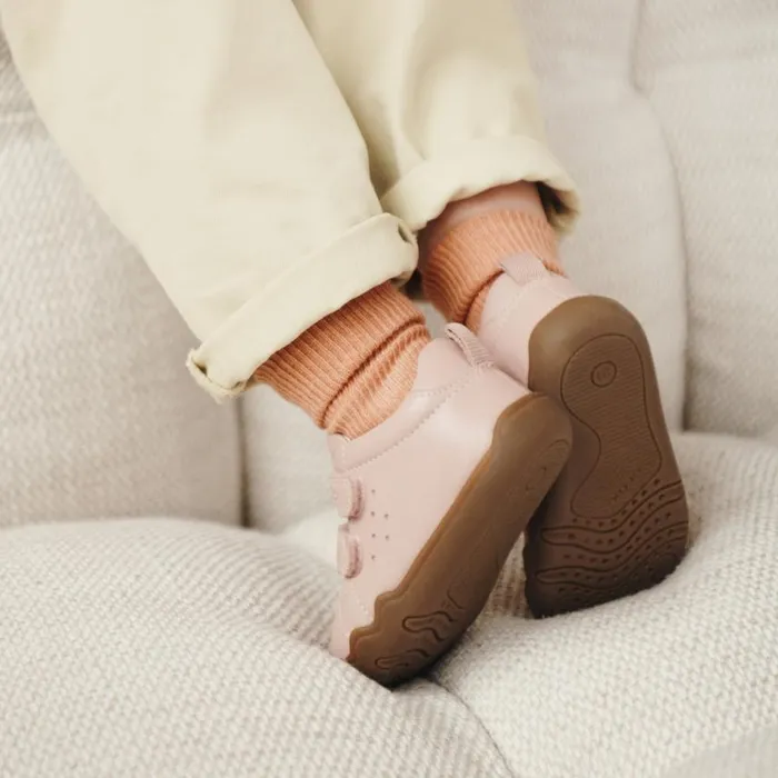 Kids Geox First Steps STEPPIEUP BABY Old Rose Barefoot Old Rose