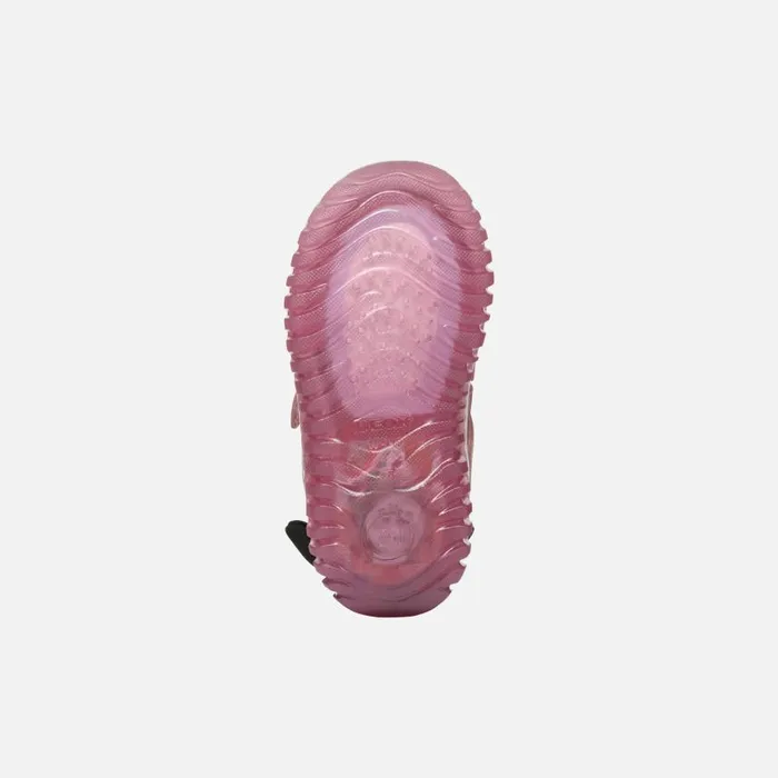Kids Geox Sneakers LIGHTYLOO BABY Old RoseBlack Minnie Old Roseblack