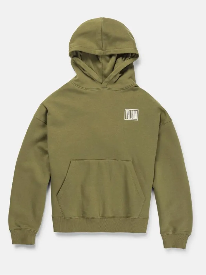 Kids Hoodies and Sweatshirts Volcom Big Boys Watanite Hoodie 8211 Old Mill