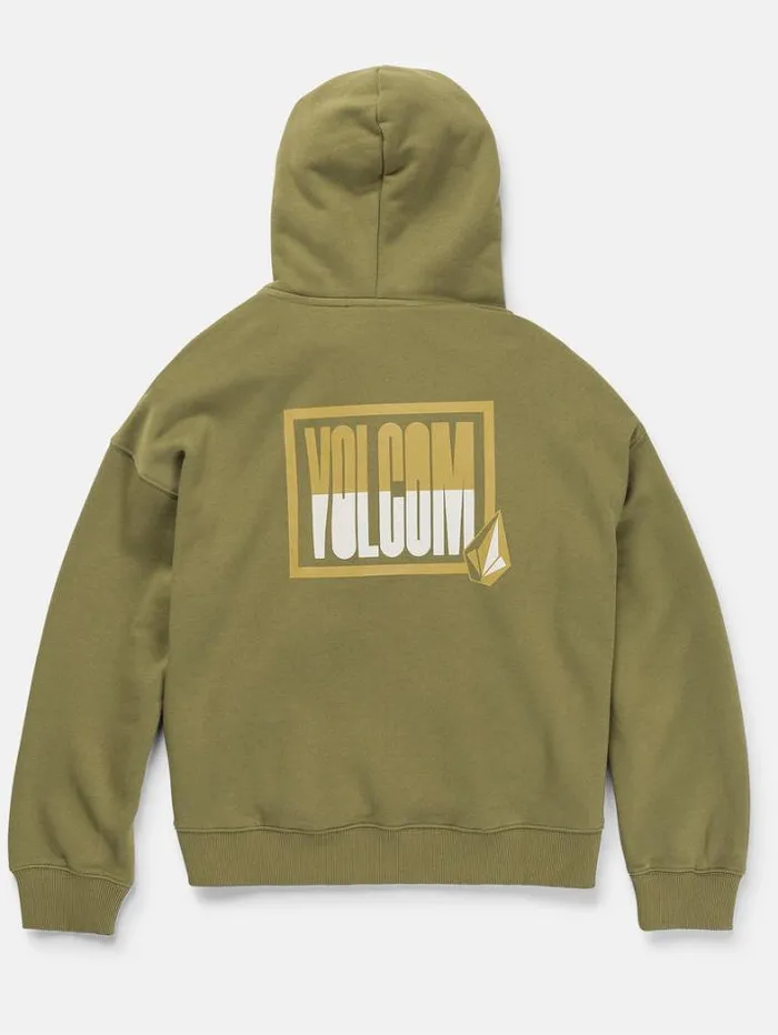 Kids Hoodies and Sweatshirts Volcom Big Boys Watanite Hoodie 8211 Old Mill