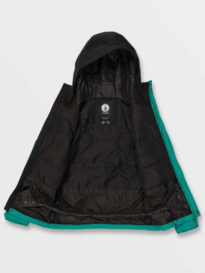 Kids Jackets Volcom Stone 91 Insulated Jacket 8211 Vibrant Green