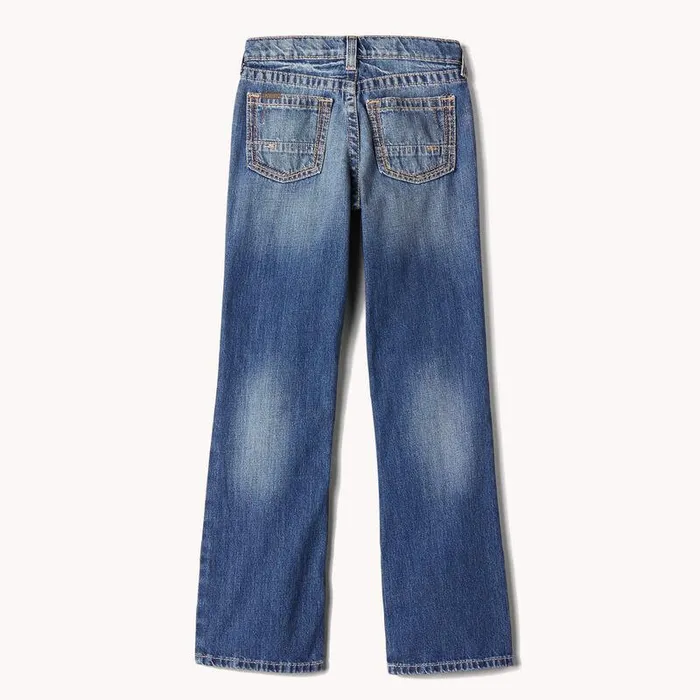Kids Jeans Ariat B4 Relaxed Boundary Boot Cut Jean Dakota