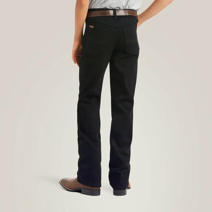 Kids Jeans Ariat B5 Slim Stretch Legacy Straight Jean Black