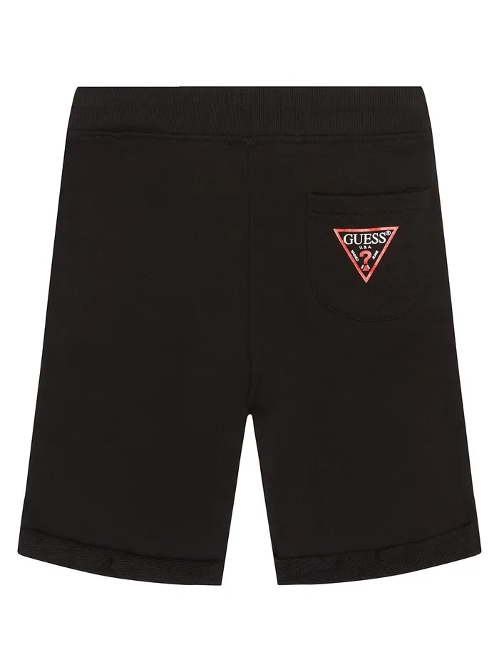 Kids Little Boy GUESS Eco Black Active Shorts 27