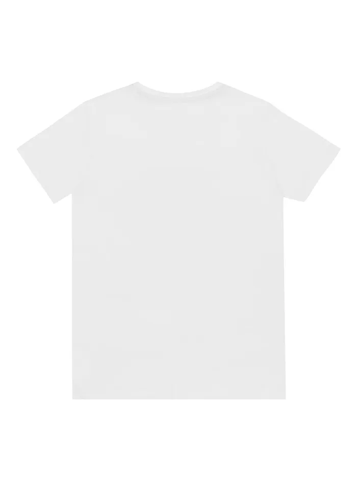 Kids Little Boy GUESS White Tree Logo Tshirt 27