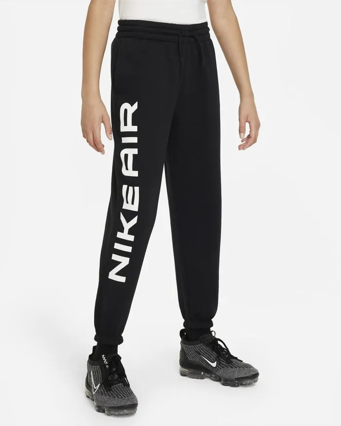 Kids Nike All Clothing Air Club Fleece Blackblackwhite