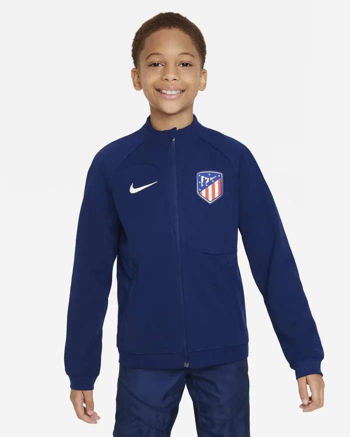 Kids Nike All Clothing Atltico Madrid Academy Pro Blue Voidsport Redwhite