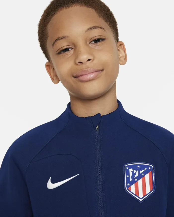Kids Nike All Clothing Atltico Madrid Academy Pro Blue Voidsport Redwhite