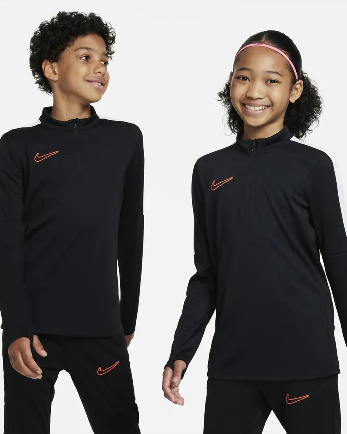 Kids Nike All Clothing DriFIT Academy23 Blackwhitebright Crimson