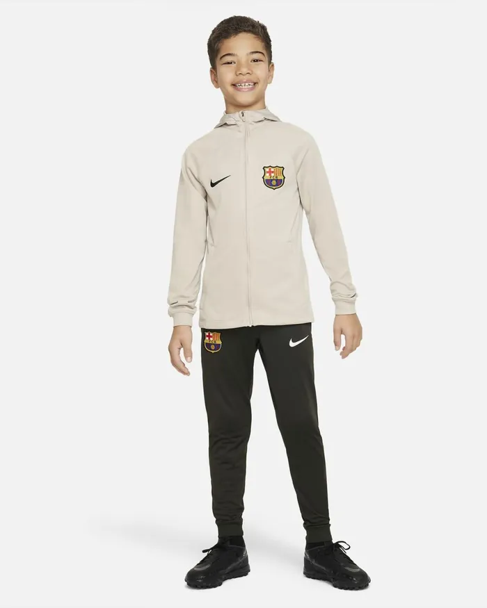 Kids Nike All Clothing FC Barcelona Strike Stringsequoiablack