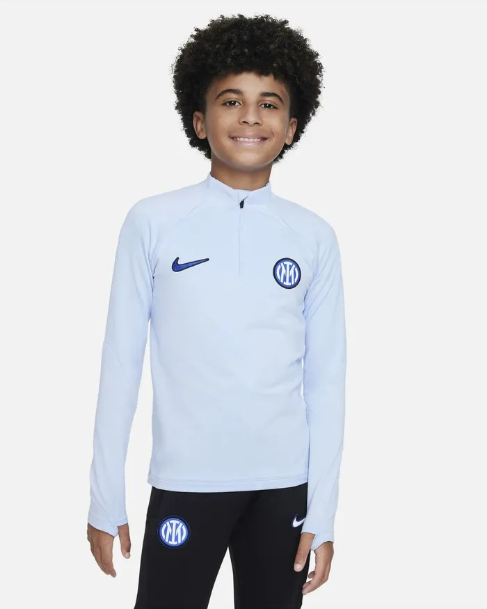 Kids Nike All Clothing Inter Milan Strike Light Marineblacklyon Blue