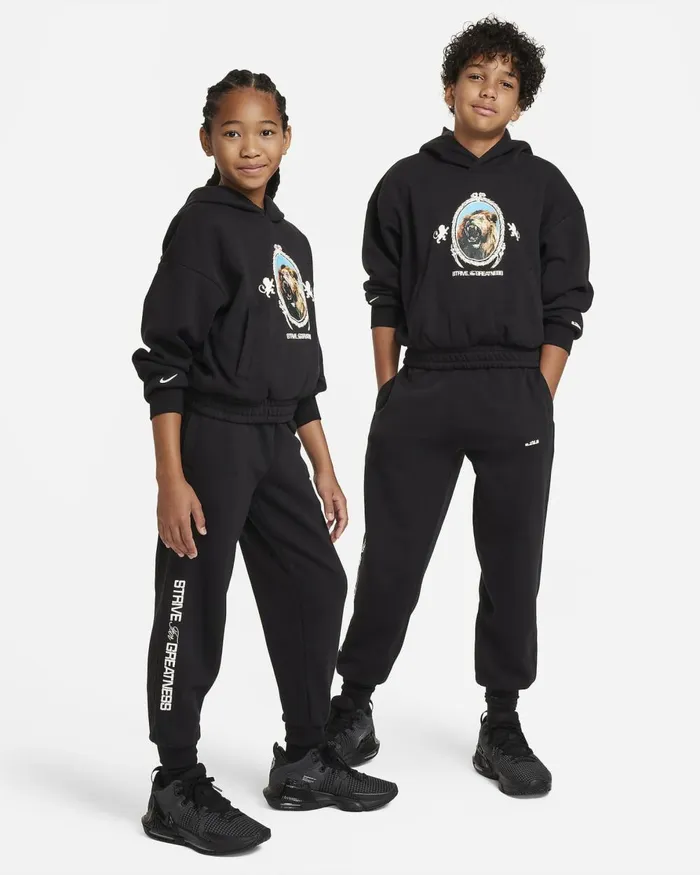 Kids Nike All Clothing LeBron Blackpale Ivory