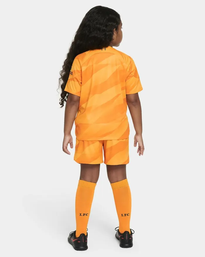 Kids Nike All Clothing Liverpool FC 202324 Goalkeeper Taxivivid Orangeblack