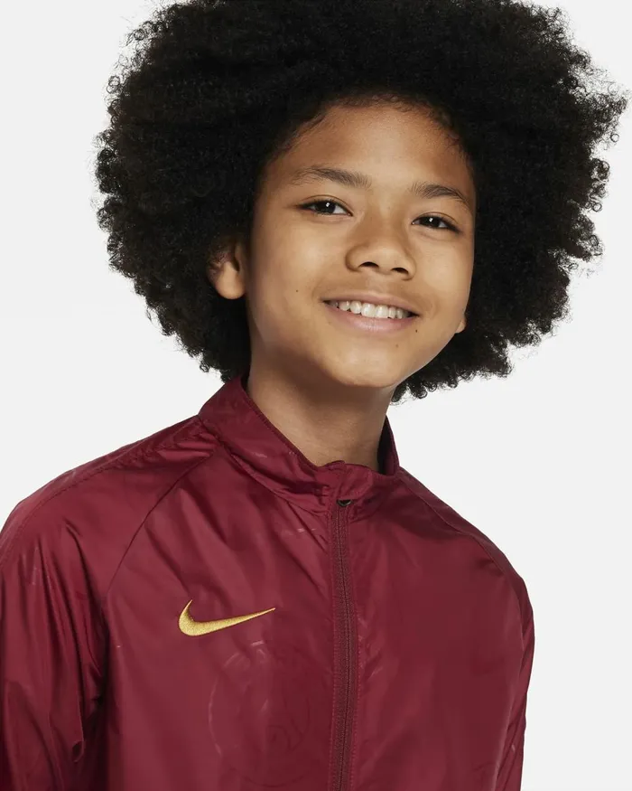 Kids Nike All Clothing Paris SaintGermain Academy AWF Team Redgold Suede