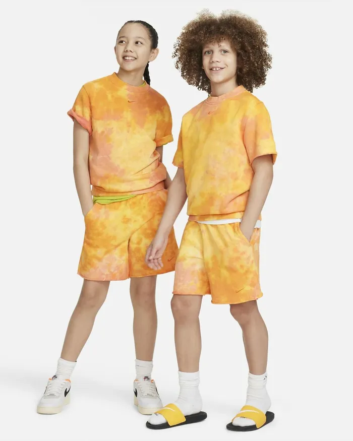 Kids Nike All Clothing Sportswear Club Fleece Vivid Orangesafety Orange