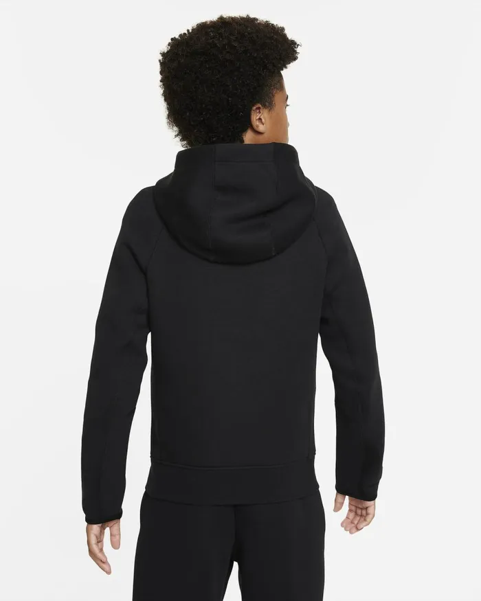 Kids Nike All Clothing Sportswear Tech Fleece Blackblackblack