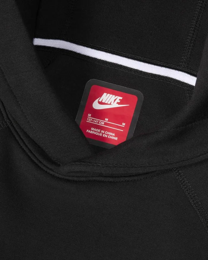 Kids Nike All Clothing Sportswear Tech Fleece Blackblackblack