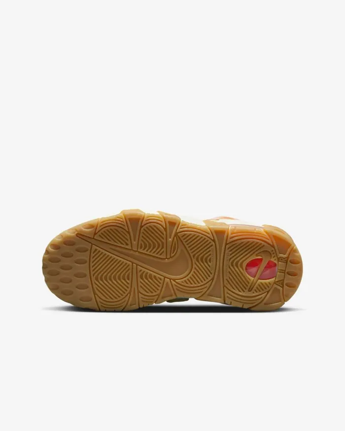 Kids Nike All Shoes Air More Uptempo Sailluminous Greengum Light Brownstadium Green