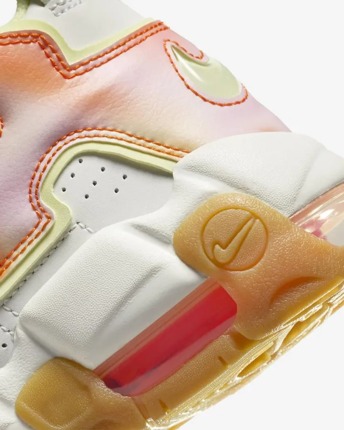 Kids Nike All Shoes Air More Uptempo Sailluminous Greengum Light Brownstadium Green