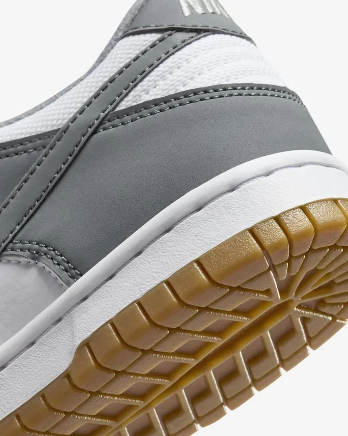 Kids Nike All Shoes Dunk Low Whitelight Iron Oregum Light Brownsmoke Grey