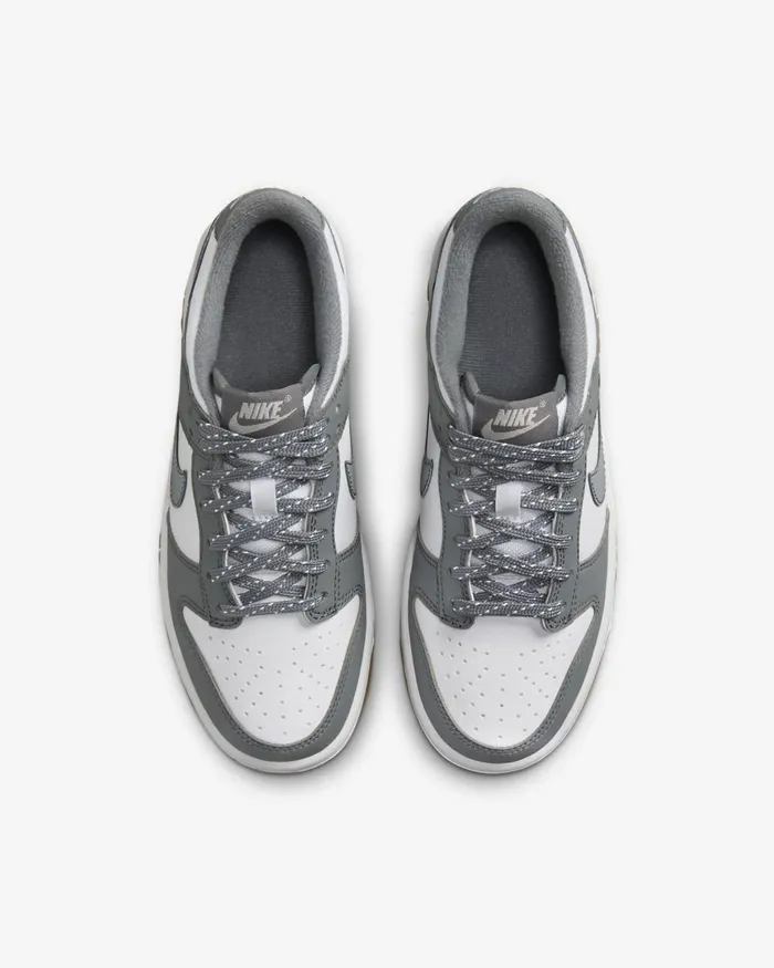 Kids Nike All Shoes Dunk Low Whitelight Iron Oregum Light Brownsmoke Grey