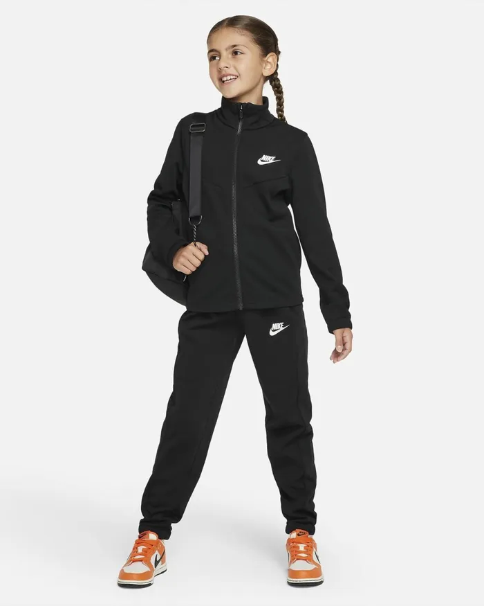 Kids Nike Jackets Sportswear Blackblackwhite