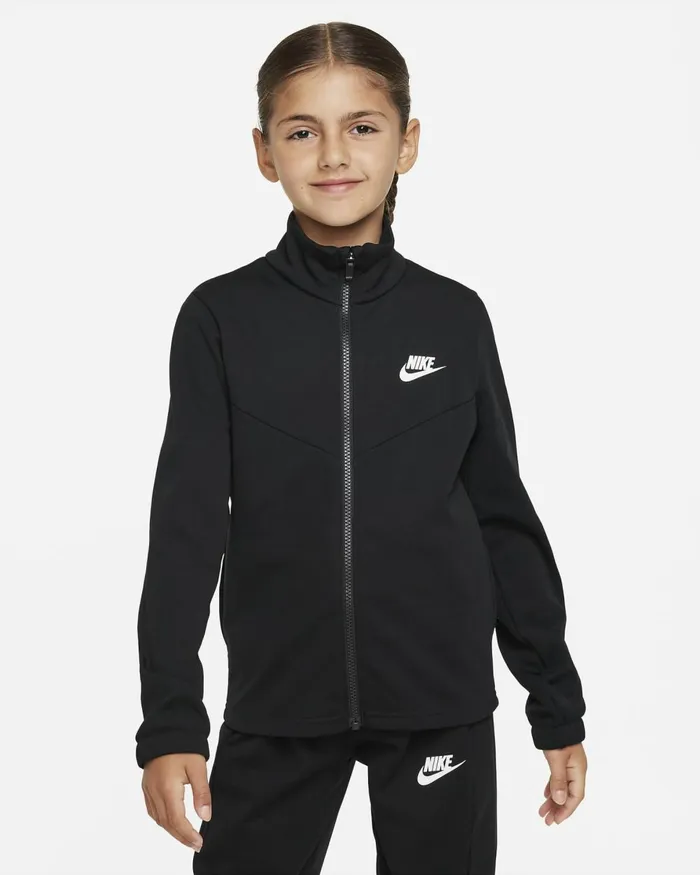 Kids Nike Jackets Sportswear Blackblackwhite