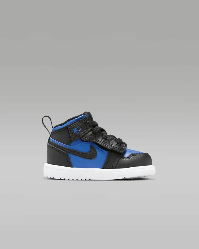 Kids Nike Jordan Jordan 1 Mid Alt Blackblackwhiteroyal Blue