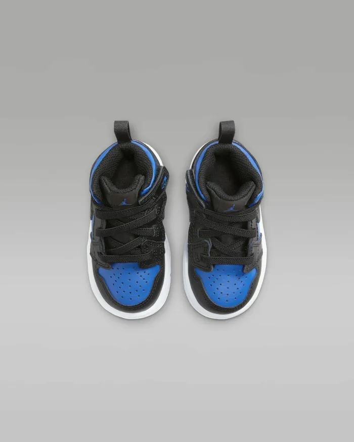 Kids Nike Jordan Jordan 1 Mid Alt Blackblackwhiteroyal Blue