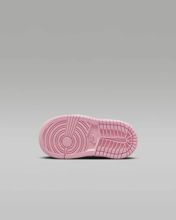 Kids Nike Jordan Jordan 1 Mid Whitefierce Pinkmedium Soft Pink