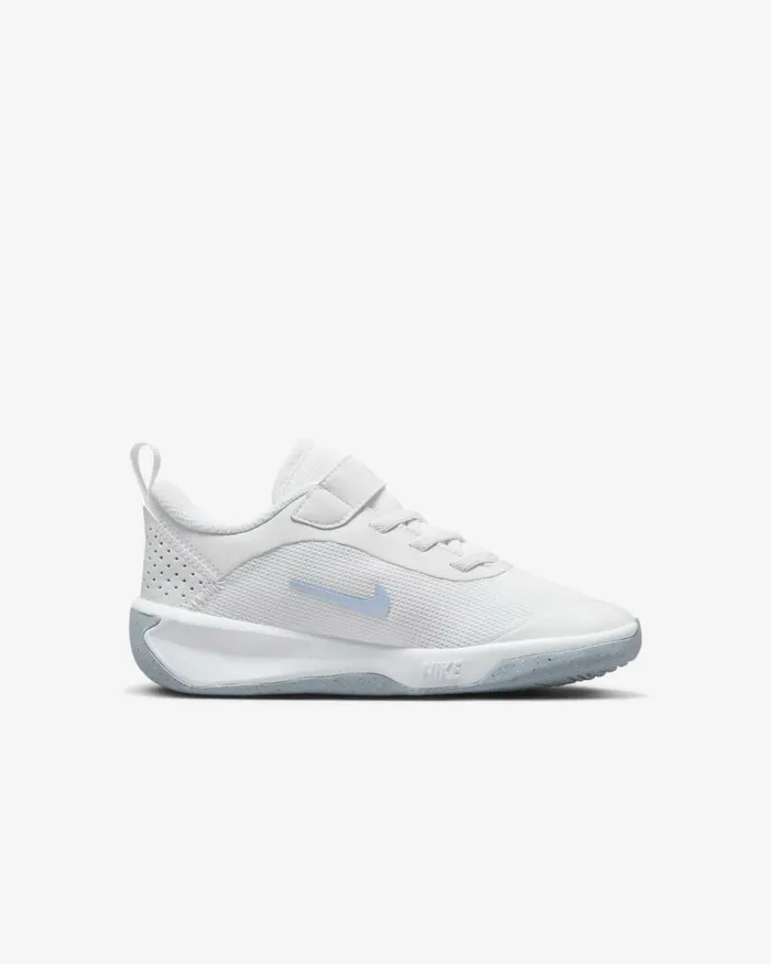 Kids Nike Running Omni MultiCourt Whitewhitecobalt Bliss