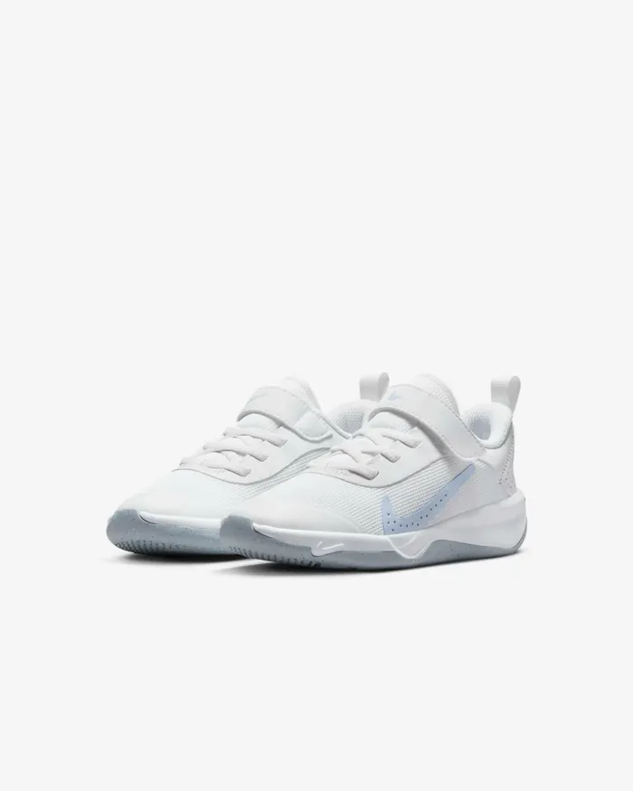 Kids Nike Running Omni MultiCourt Whitewhitecobalt Bliss