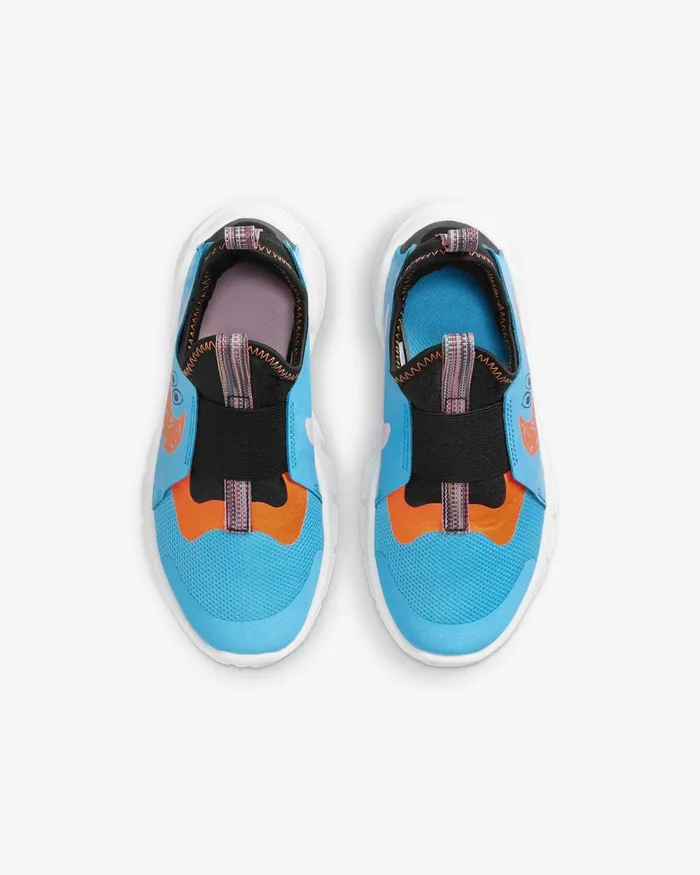 Kids Nike Younger Kids 3 8211 7 Years Flex Runner 2 Lil Blackwhitetotal Orange