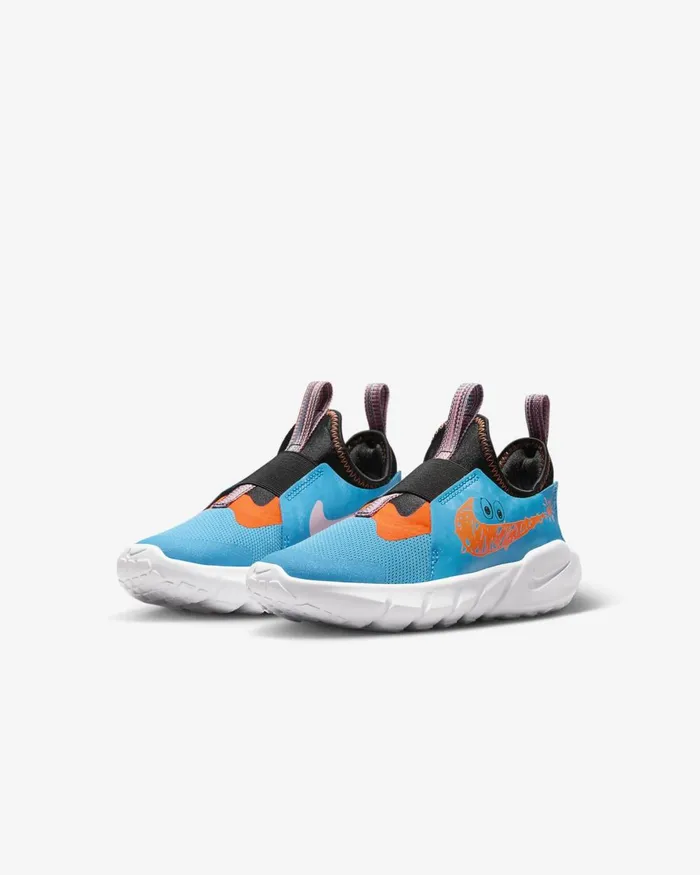 Kids Nike Younger Kids 3 8211 7 Years Flex Runner 2 Lil Blackwhitetotal Orange