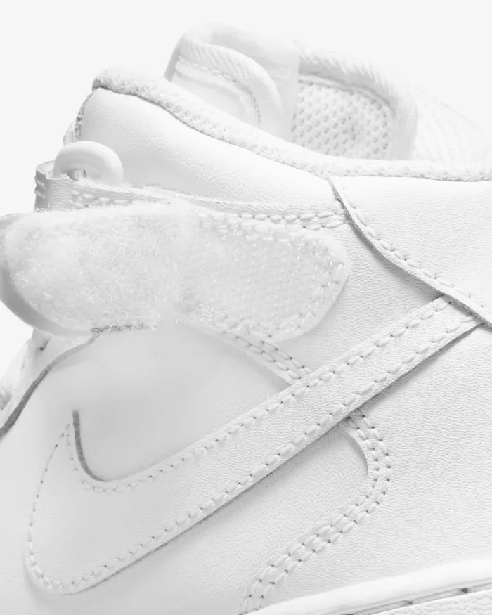 Kids Nike Younger Kids 3 8211 7 Years Force 1 Mid LE Whitewhite