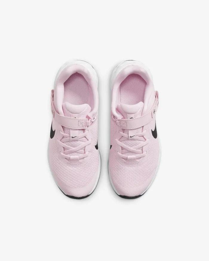 Kids Nike Younger Kids 3 8211 7 Years Revolution 6 FlyEase Pink Foamblack