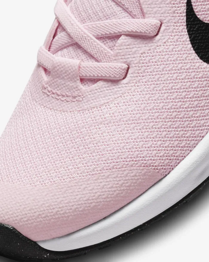 Kids Nike Younger Kids 3 8211 7 Years Revolution 6 FlyEase Pink Foamblack