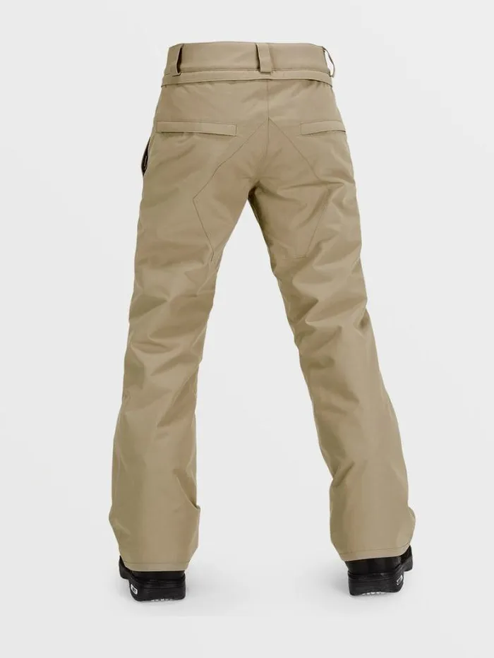 Kids Pants Volcom Freakin Chino Youth Insulated Pants 8211 Dark Khaki