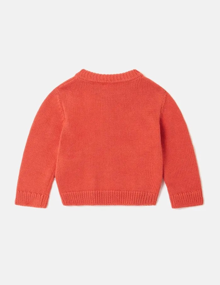 Kids Sheep Pattern LongSleeve TShirt Red Stella McCartney Baby Girls