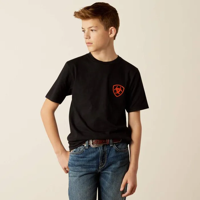 Kids TShirts and Polos Ariat Ariat Outdoor Game TShirt Black Kids TShirts and Polos Ariat Ariat Outdoor Game TShirt Black