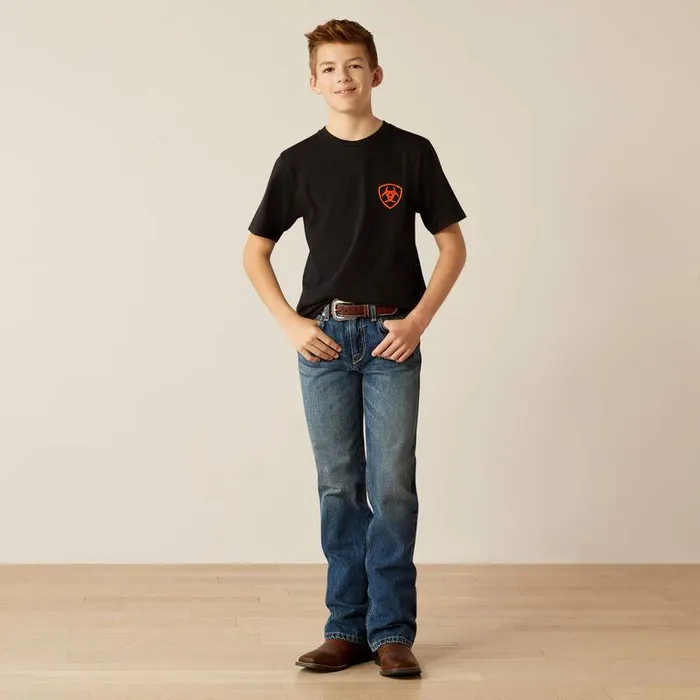 Kids TShirts and Polos Ariat Ariat Outdoor Game TShirt Black Kids TShirts and Polos Ariat Ariat Outdoor Game TShirt Black
