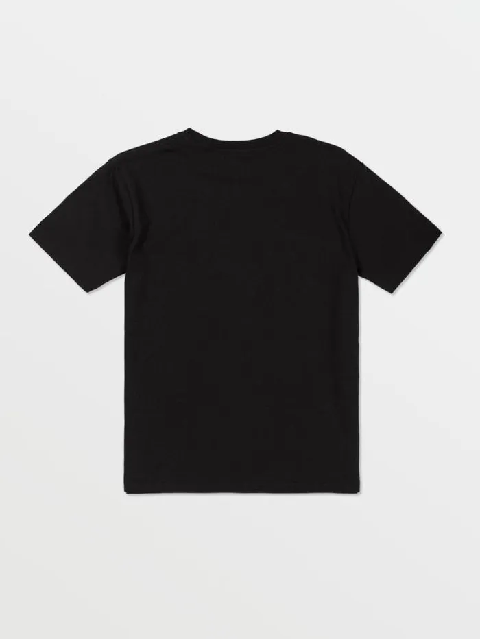 Kids TShirts and Tanks Volcom Little Boys Crisp Stone Short Sleeve Tee 8211 Black