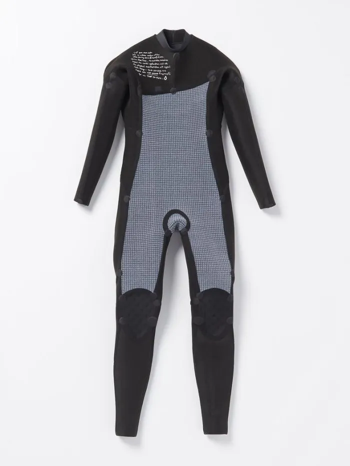 Kids Wetsuits Volcom Big Boys Modulator 32mm Chest Zip Long Sleeve Fullsuit 8211 Charcoal