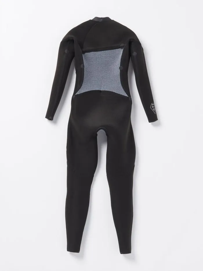 Kids Wetsuits Volcom Big Boys Modulator 32mm Chest Zip Long Sleeve Fullsuit 8211 Charcoal