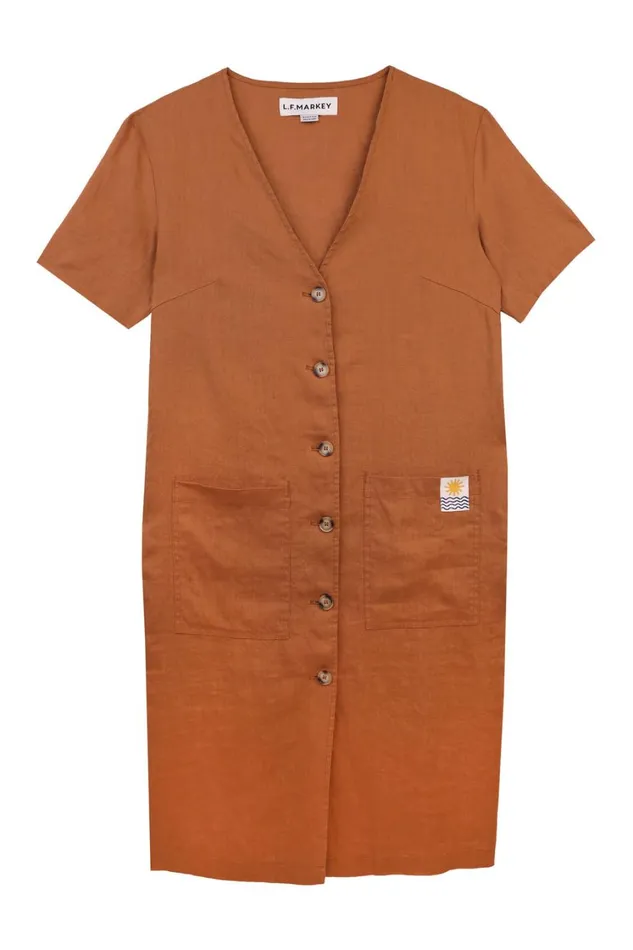 Klein Dress Chestnut WomensShop LF Markey Dresses